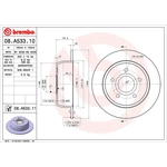 Order Rear Premium Rotor by BREMBO - 08.A533.11 For Your Vehicle