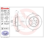 Order Rear Premium Rotor by BREMBO - 08.B357.11 For Your Vehicle