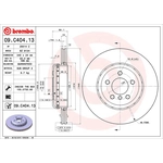 Order Rear Premium Rotor by BREMBO - 09.C404.13 For Your Vehicle