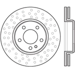 Order Disque de frein arri�re de qualit� sup�rieur by CENTRIC PARTS - 125.35102 For Your Vehicle