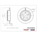 Order Rear Premium Rotor by EUROROTOR - 54174 For Your Vehicle