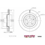 Order Rear Premium Rotor by EUROROTOR - 54528 For Your Vehicle
