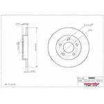 Order Rear Premium Rotor by EUROROTOR - 55893 For Your Vehicle