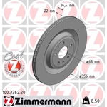 Order Rear Premium Rotor (Pack of 2) by ZIMMERMANN - 100.3362.20 For Your Vehicle