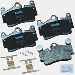 Order Rear Premium Semi Metallic Pads by BENDIX - CFM978 For Your Vehicle