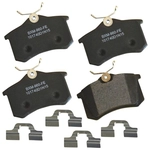 Order Rear Premium Semi Metallic Pads by BENDIX - SBM1017 For Your Vehicle