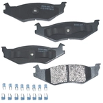 Order Rear Premium Semi Metallic Pads by BENDIX - SBM415 For Your Vehicle