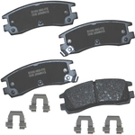 Order Rear Premium Semi Metallic Pads by BENDIX - SBM508 For Your Vehicle