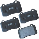 Order Rear Premium Semi Metallic Pads by BENDIX - SBM592A For Your Vehicle