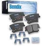 Order Rear Premium Semi Metallic Pads by BENDIX - CFM1057AVR For Your Vehicle