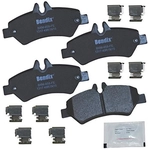 Order Rear Premium Semi Metallic Pads by BENDIX - CFM1317 For Your Vehicle