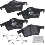 Order Rear Premium Semi Metallic Pads by BENDIX - CFM795 For Your Vehicle