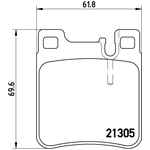 Order Plaquettes de frein arrière semi-métalliques de qualité supérieur by BREMBO - P50017 For Your Vehicle