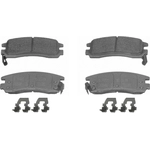 Order Plaquettes de frein arrière semi-métalliques de qualité supérieur par WAGNER - MX714 For Your Vehicle