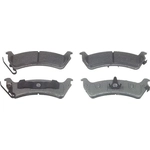 Order Rear Premium Semi Metallic Pads by WAGNER - MX666 For Your Vehicle