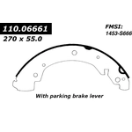 Order Rear Premium Shoes by CENTRIC PARTS - 111.06661 For Your Vehicle