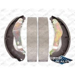 Order Rear Rebuilt Brake Shoes by TOP QUALITY - NB-1011B For Your Vehicle