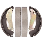 Order Rear Rebuilt Brake Shoes by TOP QUALITY - NB-1021B For Your Vehicle