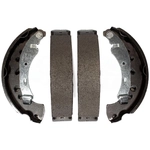 Order Rear Rebuilt Brake Shoes by TOP QUALITY - NB-1046B For Your Vehicle