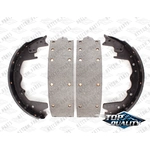 Order Rear Rebuilt Brake Shoes by TOP QUALITY - NB-358R For Your Vehicle