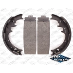 Order Rear Rebuilt Brake Shoes by TOP QUALITY - NB-445B For Your Vehicle
