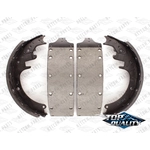 Order Rear Rebuilt Brake Shoes by TOP QUALITY - NB-452R For Your Vehicle