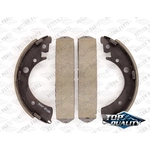 Order Rear Rebuilt Brake Shoes by TOP QUALITY - NB-576B For Your Vehicle