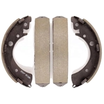 Order Rear Rebuilt Brake Shoes by TOP QUALITY - NB-576B For Your Vehicle