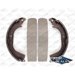 Order Rear Rebuilt Brake Shoes by TOP QUALITY - NB-589B For Your Vehicle