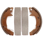 Order Rear Rebuilt Brake Shoes by TOP QUALITY - NB-599B For Your Vehicle