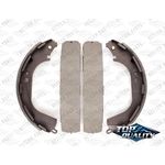 Order Rear Rebuilt Brake Shoes by TOP QUALITY - NB-631B For Your Vehicle