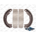 Order Rear Rebuilt Brake Shoes by TOP QUALITY - NB-636B For Your Vehicle
