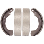 Order Rear Rebuilt Brake Shoes by TOP QUALITY - NB-636B For Your Vehicle