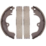 Order Rear Rebuilt Brake Shoes by TOP QUALITY - NB-642B For Your Vehicle