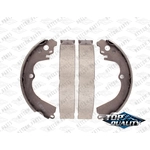 Order Rear Rebuilt Brake Shoes by TOP QUALITY - NB-676B For Your Vehicle