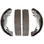 Order Rear Rebuilt Brake Shoes by TOP QUALITY - NB-715B For Your Vehicle