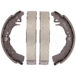 Order Rear Rebuilt Brake Shoes by TOP QUALITY - NB-754B For Your Vehicle