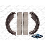 Order Rear Rebuilt Brake Shoes by TOP QUALITY - NB-911B For Your Vehicle