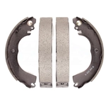 Order Rear Rebuilt Brake Shoes by TOP QUALITY - NB-924B For Your Vehicle