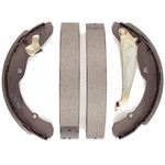 Order Rear Rebuilt Brake Shoes by TOP QUALITY - NB-999B For Your Vehicle