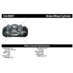 Order Rear Right Wheel Cylinder by CENTRIC PARTS - 134.65007 For Your Vehicle