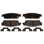 Order ACDELCO - 17D1194MHPVF1 - Semi-Metallic Rear Disc Brake Pads For Your Vehicle