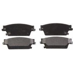 Order Rear Semi Metallic Pads by ACDELCO PROFESSIONAL - 17D1020AM For Your Vehicle
