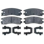 Order Rear Semi Metallic Pads by ACDELCO PROFESSIONAL - 17D714MH For Your Vehicle