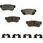 Order Rear Semi Metallic Pads by AGNA BRAKES - ALD813M For Your Vehicle