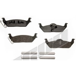 Order Plaquettes arrière semi-métallique par AGNA BRAKES - ALD1012M For Your Vehicle