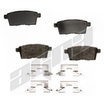 Order Rear Semi Metallic Pads by AGNA BRAKES - ALD1259M For Your Vehicle