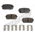 Order AGNA BRAKES - ALD1296M - Rear Semi Metallic Pads For Your Vehicle