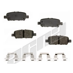 Order Rear Semi Metallic Pads by AGNA BRAKES - ALD1415M For Your Vehicle
