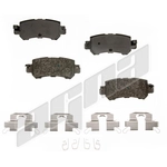 Order Rear Semi Metallic Pads by AGNA BRAKES - ALD1624M For Your Vehicle